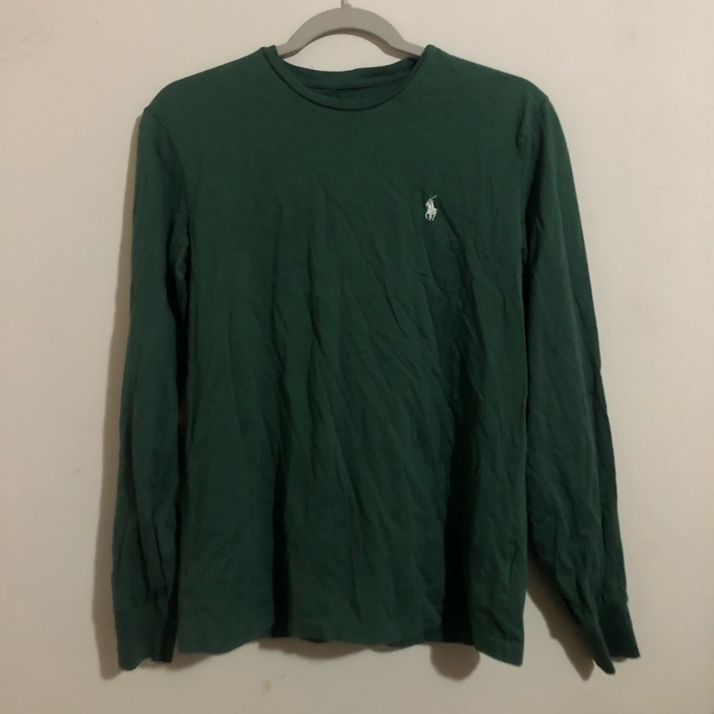 Polo Ralph Lauren green long sleeve t shirt